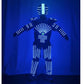 Ilumina el casco del disfraz Future led lumious robot suit stage performancergb cambia el color LED Clothing Bar Nightclub