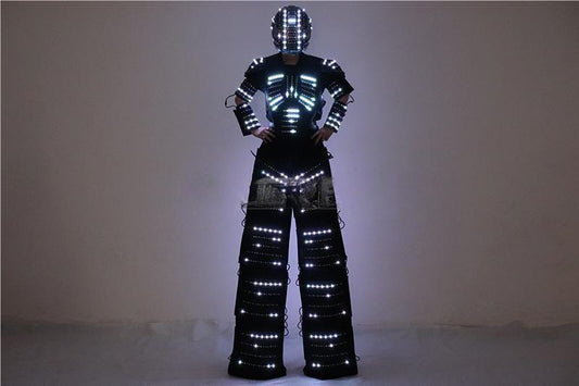 フルカラースマートピクセルLEDロボットスーツコスチューム