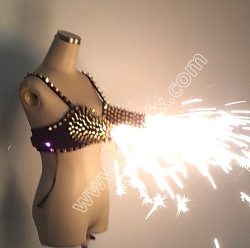 Disfraces de mujer sexy spray fire bra