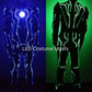 Traje de baile LED de Iron Man