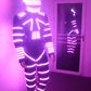 Disfraces LED/traje de robot LED/traje de baile LED/traje de luz LED