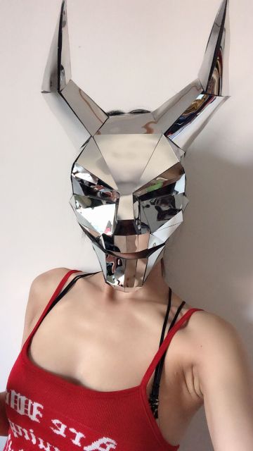 Mirror Man Mask Doll Costume