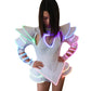 Disfraz de mujer con luz LED para mujer Vestido de baile de leotardo