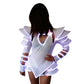 Woman Led Costume Ladies Light Up Leotard Dance Dress