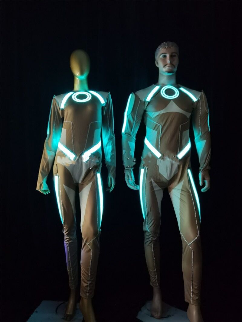 LED Tron Light Costume