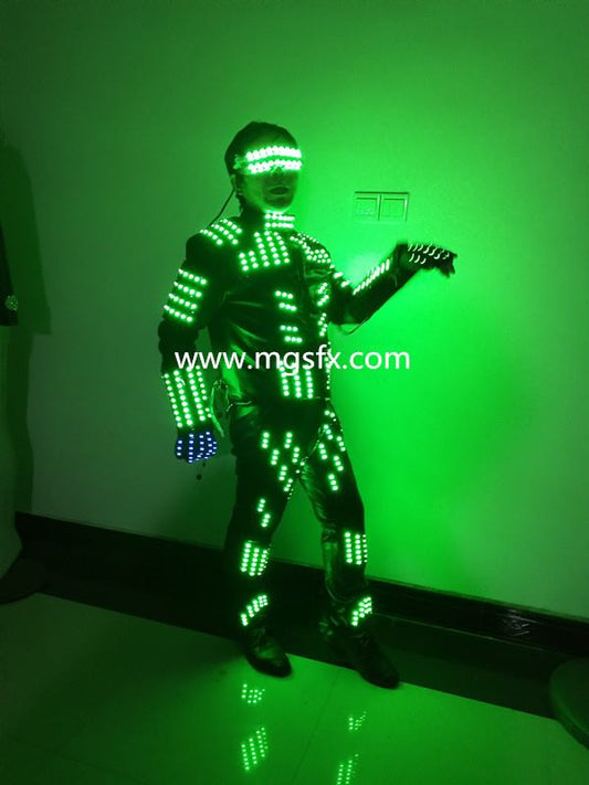 Nuevo disfraz de robot LED