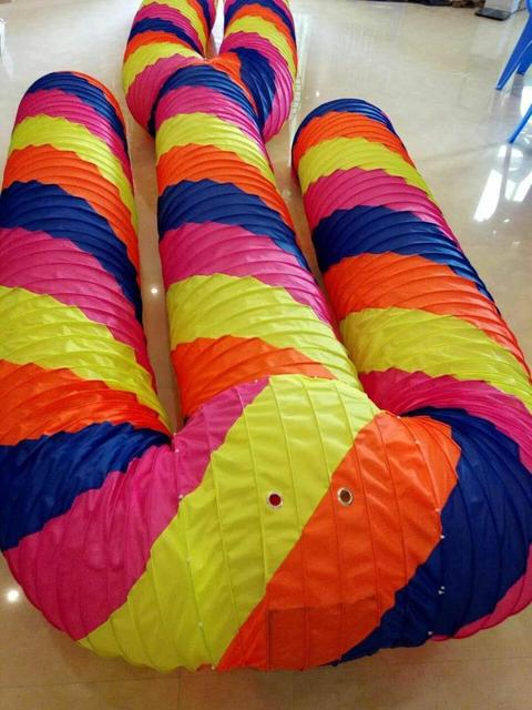 Rainbow tube dance Slinky Costume