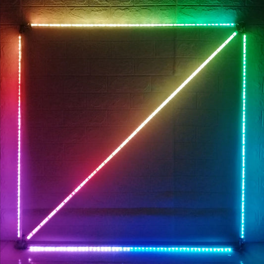 RGB LED Cubo Acrobacias Triángulo Iluminación Escenario Prop